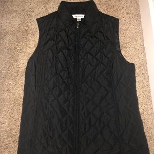 Croft & Barrow black vest.